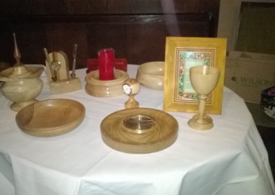 Selection of pieces donated to Piete House at tenth anniversary celebration